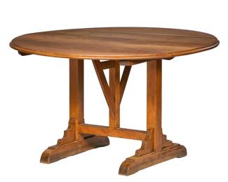 A French fruitwood wine table
19th century
