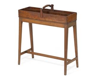 An English mahogany caddy on stand
19th century