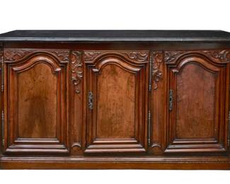 A Régence Provincial walnut buffet
first quarter 18th century