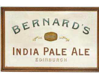 A Bernard’s India Pale Ale advertising mirror
20th century