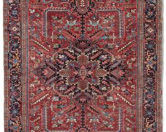 A Heriz long carpet
mid 20th century