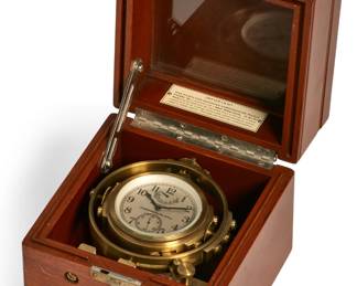 A Hamilton keyless two day marine chronometer
model 22
20th century