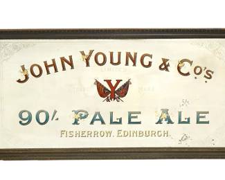 A John Young & Co's Pale Ale pub mirror
20th century