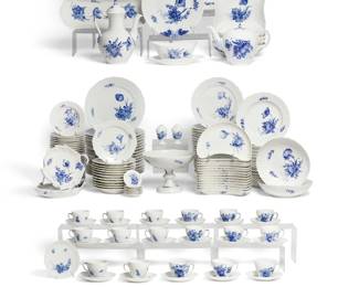 A Royal Copenhagen porcelain part dinner service in the Blue Flowers Curved pattern
20th century