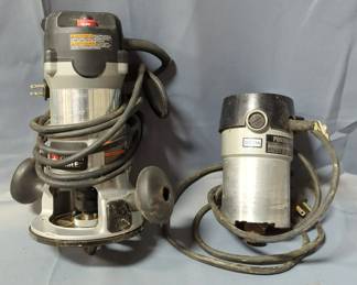 Porter Cable 890Router Motor, Model # 8902, Serial # 927037 2019 37-49, Powers On, And Porter Cable Heavy Duty Motor, Model # 6902, Serial # 063477, Powers On