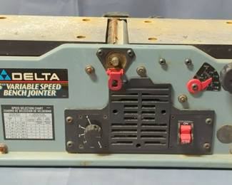 Delta 6" Variable Speed Bench Jointer, Model # 37-070, Serial # SH2090, Powers On