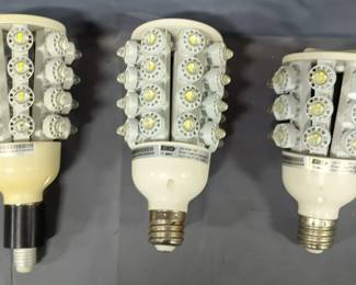LED Post Top Lights, Qty 3