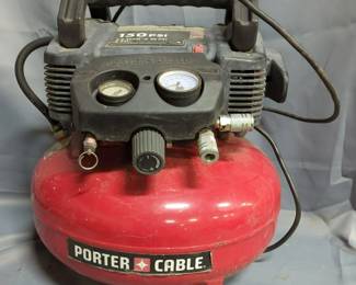 Porter Cable 6 Gallon Air Compressor, Model C2002 Type 3, 150 PSI