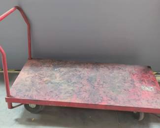 Platform Truck, Handles Can Be Moved To Either End, 24" x 48"