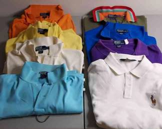 8 Ralph Lauren XL Shortsleeved Polos
