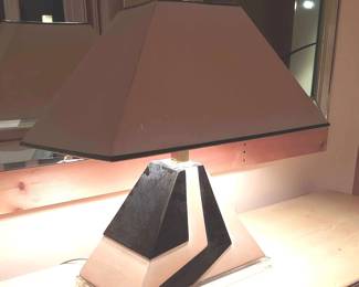 Stylish Pyramid Table Lamp. 
