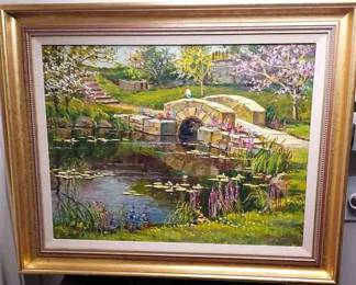 Oil Painting, Framed And Signed.