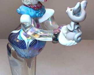 1998 Limited Edition Stuart Abelman Collectible Art Glass