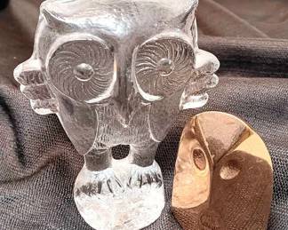 Unique Owl Paperweights