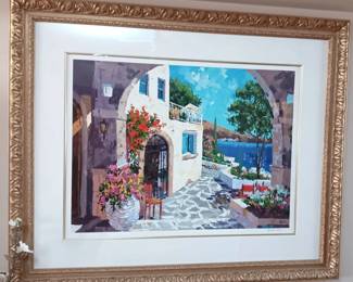 Barbara McCann Signed Numbered Framed Serigraph
