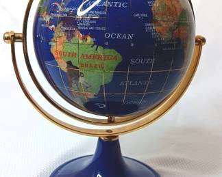Blue Lapis Desktop Globe
