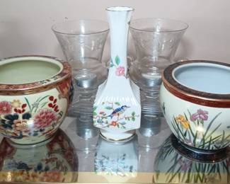 Vases and Asian Planters
