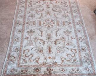 Vintage Hand Woven Wool Oriental Rug