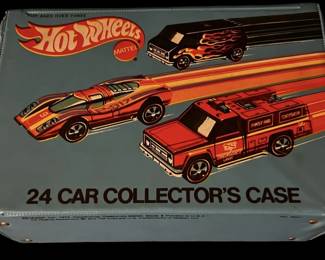 Vintage Hot Wheels and Case