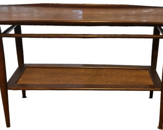 Mid Century Walnut Sofa Table