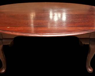 Wooden Oval Coffee table