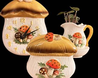 Mushroom Motif Kitchen Decor