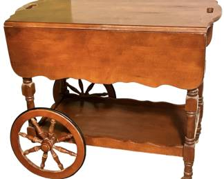 Walnut Tea Cart