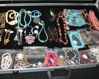 Fashion Jewelry, Necklaces, Bracelets, Earrings, .925 Silver Rings and Butterfly Brooches.  Some of the Jewelry is Joan Rivers brand.