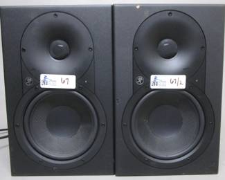 LOT OF 2 MACKIE XR624 POWERED SPEAKERS PARTS AND REPAIR