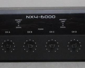 BEHRINGER NX4-6000 4 CHANNEL AUDIO MONITOR KNOBS MISSING