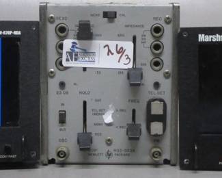 LOT OF 3 ELECTRONICS INCLUDING MARSHALL V-RC70P-HD, HP H03-353A