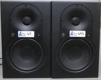 LOT OF 2 MACKIE XR624 POWERED SPEAKERS PARTS AND REPAIR
