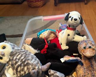 Box of Beanie Babies