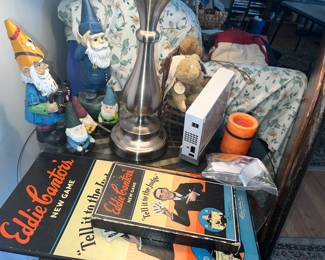 Eddie Cantor's "Tell it to the Judge" game with pieces and board, and a host of trolls