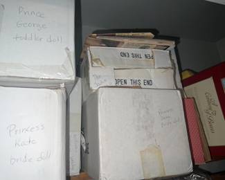 Franklin Mint Prince + Princess dolls hiding in the closet