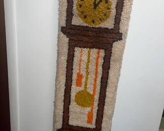 Grand Father Clock (carpet, easier to move than the ones I usually get!!)