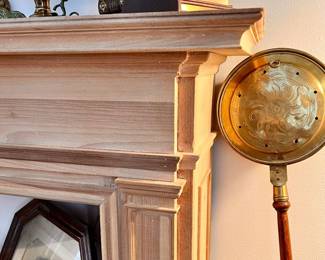 Fireplace mantel - unfinished -- 6'H x 4'W - 15"D at it's widest part on top