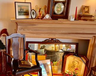 Fireplace mantel - unfinished -- 6'H x 4'W - 15"D at it's widest part on top