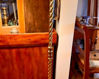 Stunning antique Brass floor lamp