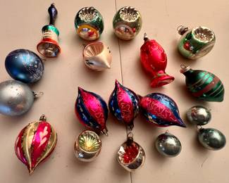 Vtg. Mercury Christmas ornaments