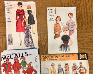 Vtg. Voque and McCall's patterns