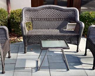 Cushions included but not shown