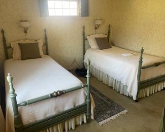 Two twin beds