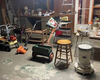 Kerosene space heater edger weeder 