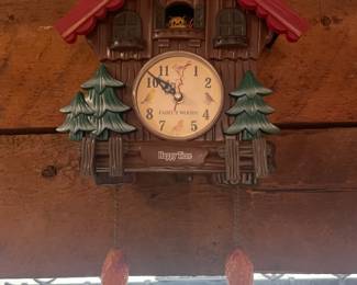 Vintage clock cuckoo