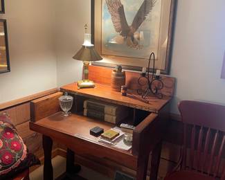Antique primitive desk 