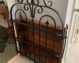 Vintage wrought iron gate! 