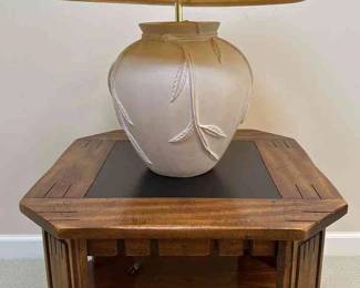 End Table with Lamp