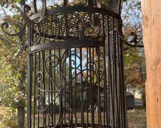 WRought Iron Birdcage with Hanger