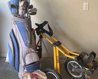Golf Bag and Caddy